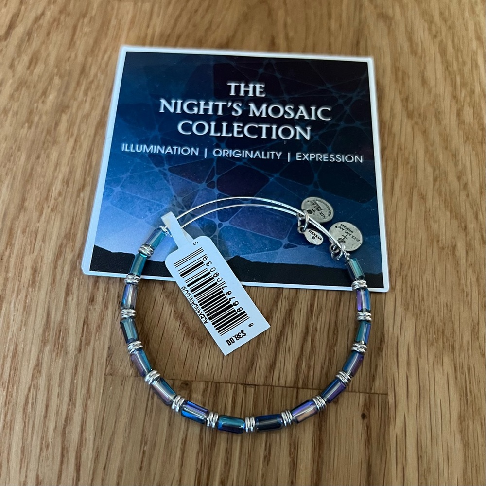 Alex and Ani Starlit Canvas Night Sky Bracrlet